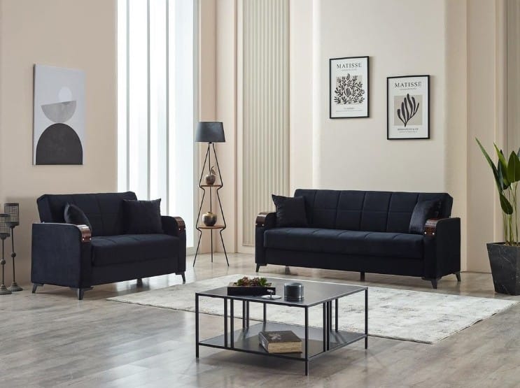 Turkish 3 & 2 Seater Sofa Bed with Storage