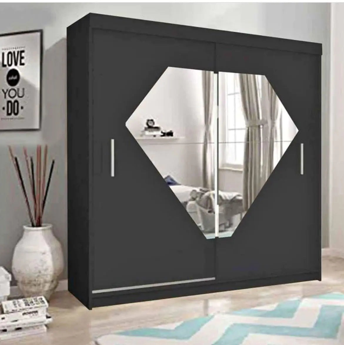 DIAMOND 150CM/203CM WARDROBE