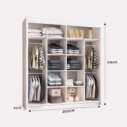OSLO WARDROBE 120cm/150cm/180cm/203cm