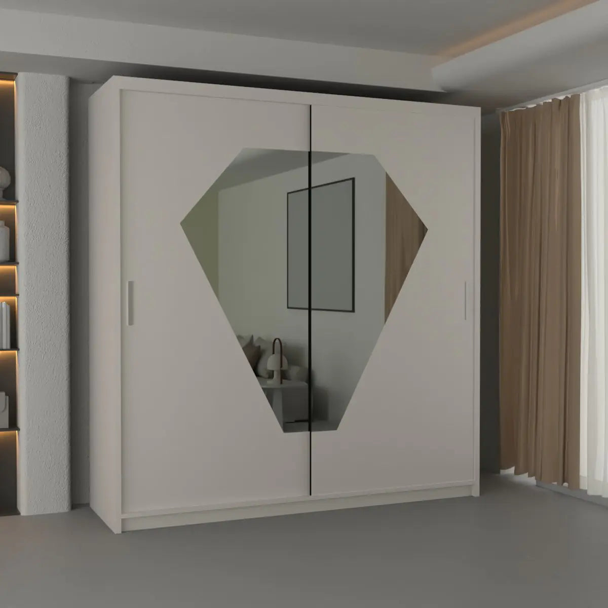 DIAMOND 150CM/203CM WARDROBE