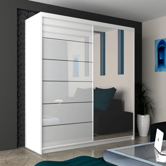 LYON 150CM/180CM/203CM GLOSSY WARDROBE
