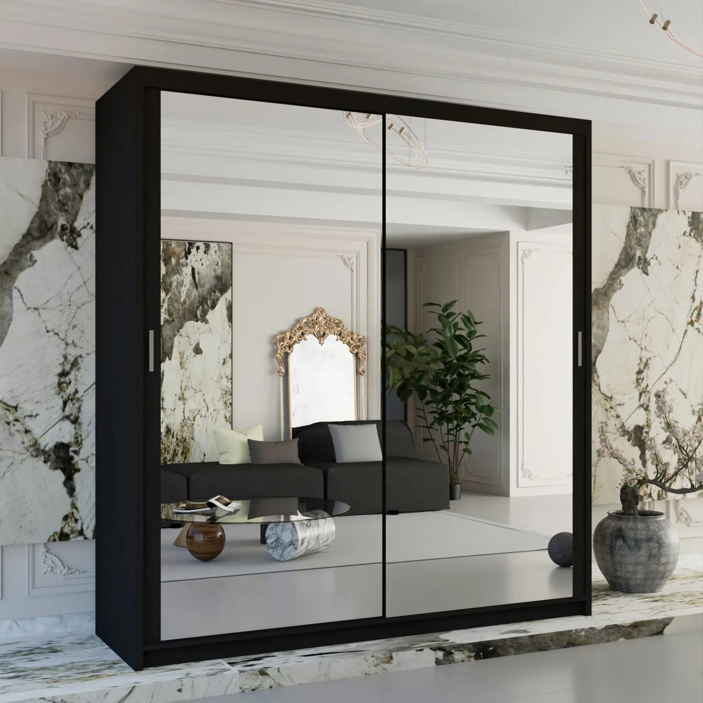 MILAN WARDROBE 90/120/150/180/203cm