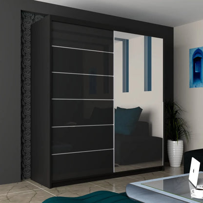 LYON 150CM/180CM/203CM GLOSSY WARDROBE