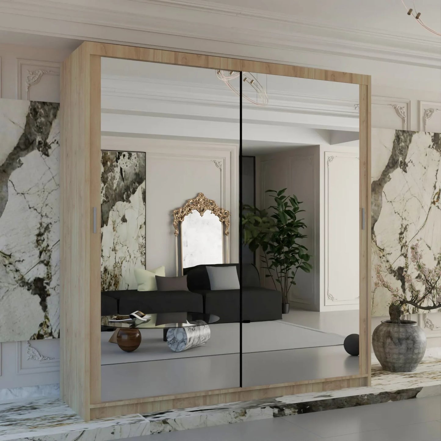 MILAN WARDROBE 90/120/150/180/203cm