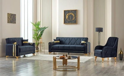 Turkish 3 & 2 & 1 Seater Sofa Bed with Storage
