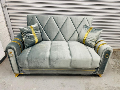 Turkish 3 & 2 & 1 Seater Sofa Bed with Storage