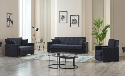 Turkish 3 & 2 & 1 Seater Sofa Bed with Storage