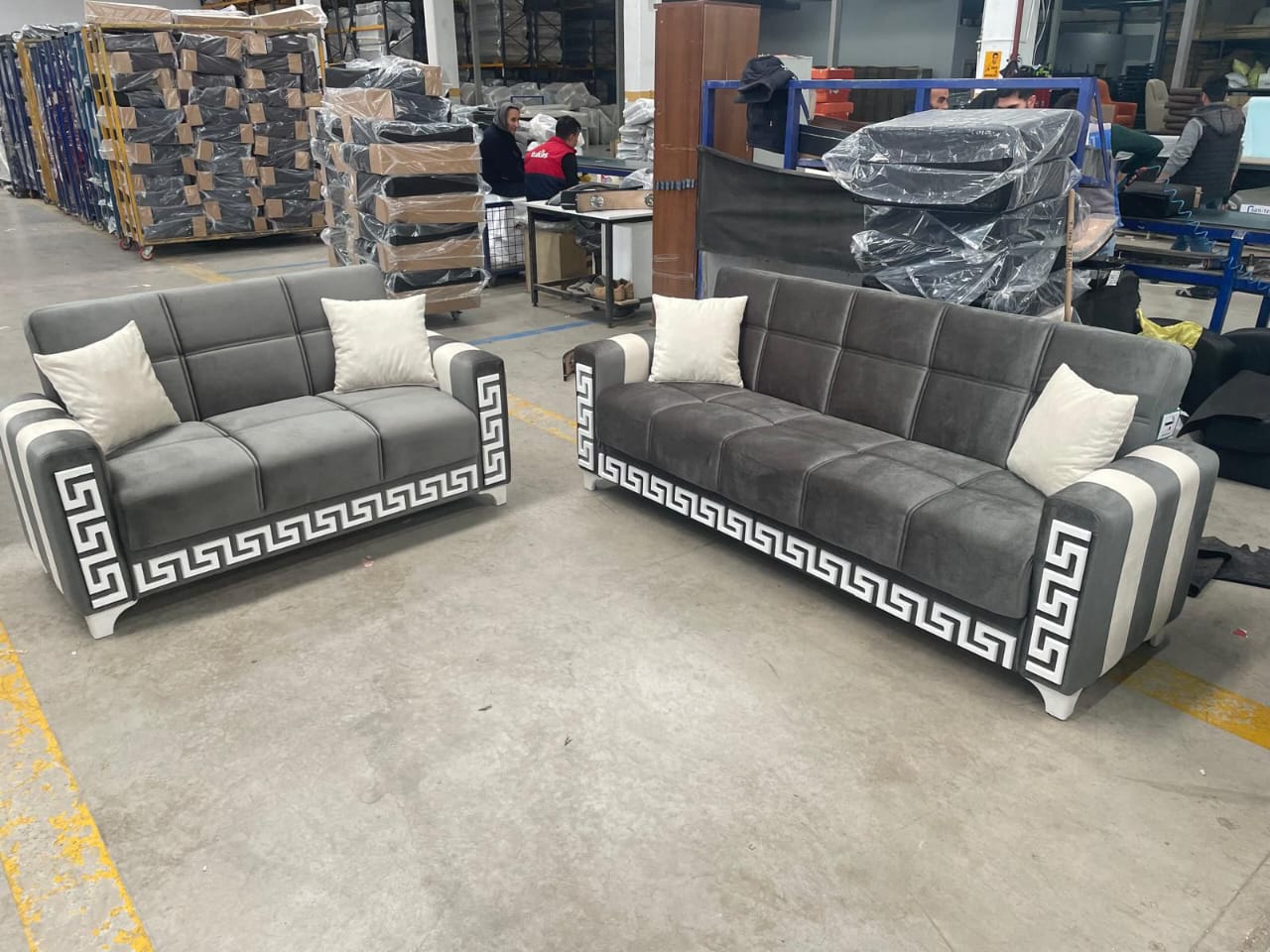 Turkish 3 & 2 & 1 Seater Sofa Bed with Storage