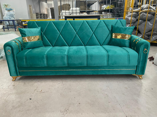 Turkish 3 & 2 & 1 Seater Sofa Bed With Storage