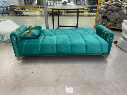 Turkish 3 & 2 & 1 Seater Sofa Bed With Storage