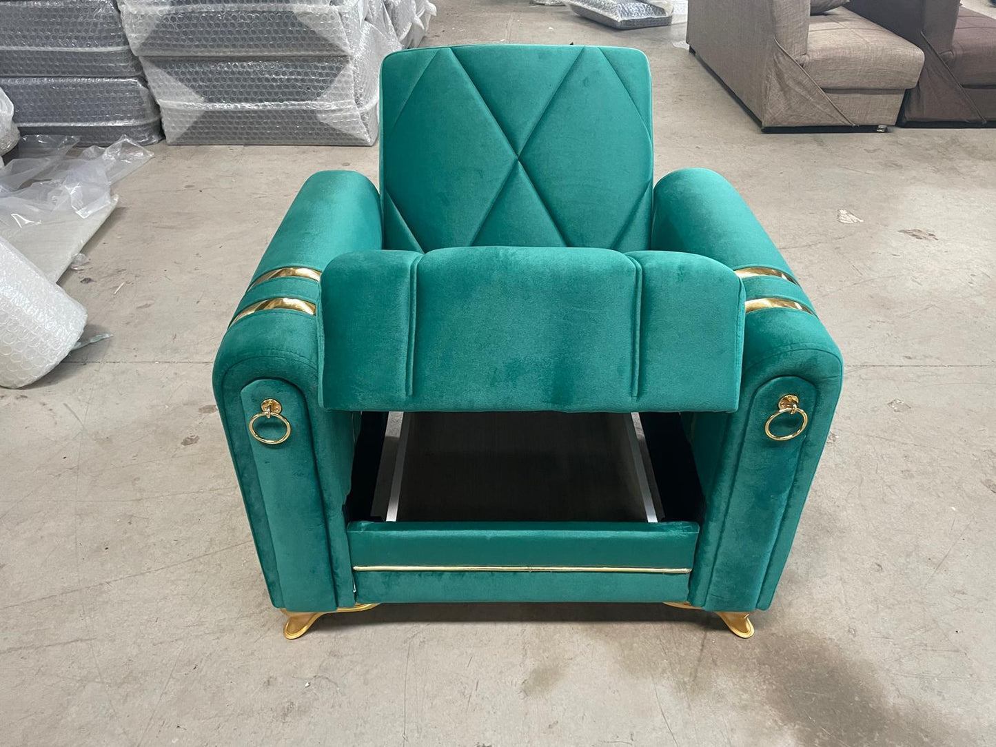 Turkish 3 & 2 & 1 Seater Sofa Bed With Storage