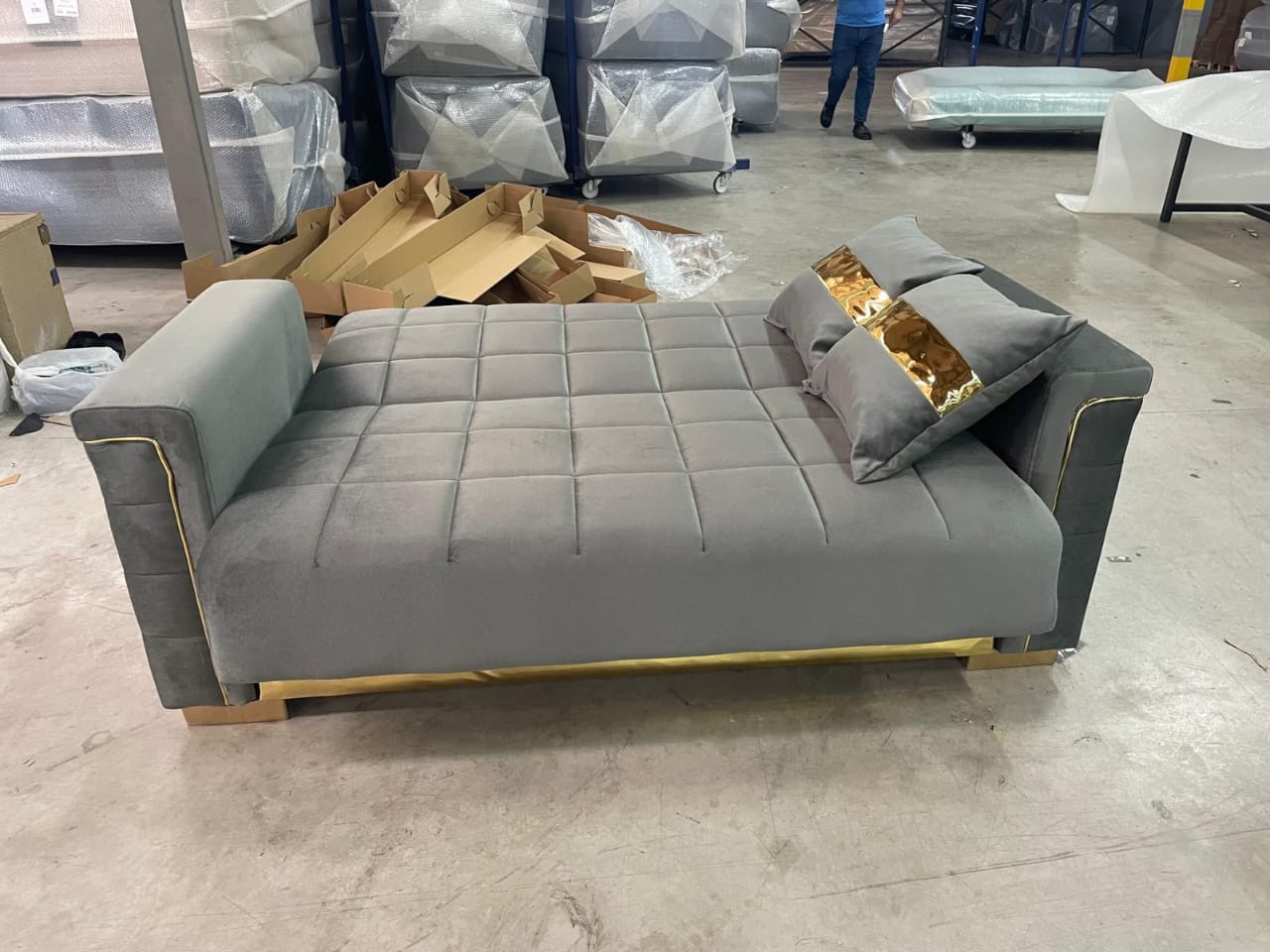 Turkish 3 & 2 & 1 Seater Sofa Bed With Storage