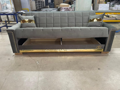 Turkish 3 & 2 & 1 Seater Sofa Bed With Storage