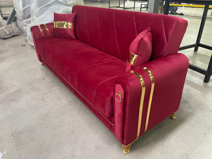 Turkish 3 & 2 & 1 Seater Sofa Bed with Storage