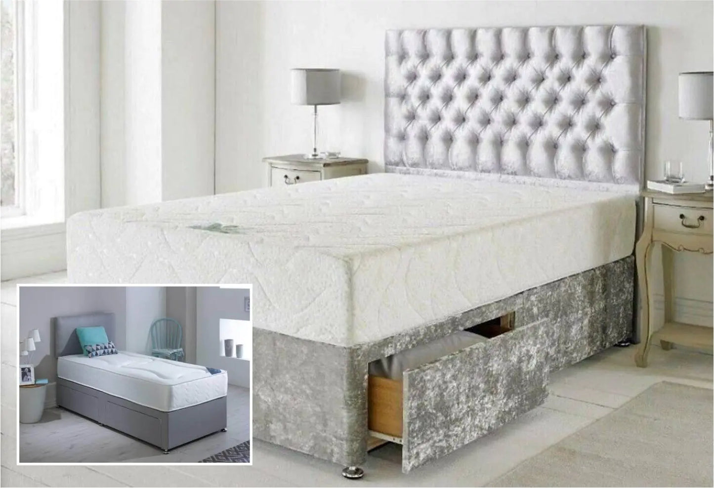 DIVAN BED, SINGLE/DOUBLE/KING/SUPERKING